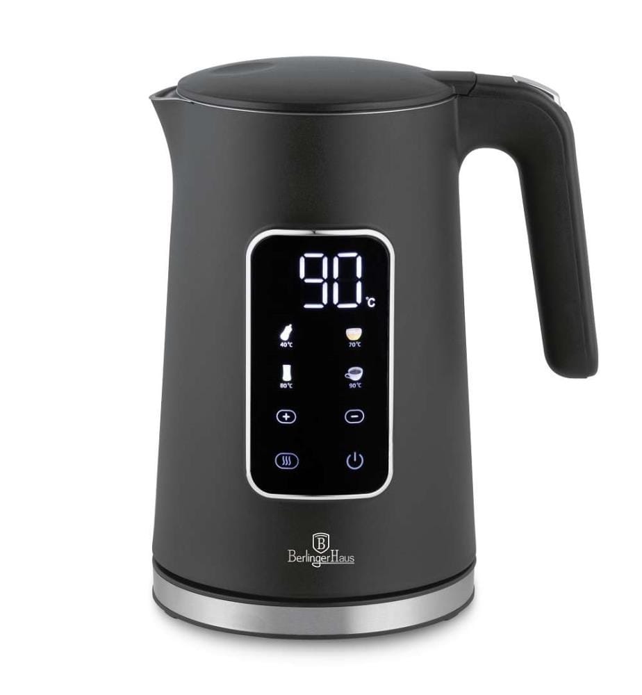 Wasserkocher 1.7L mit Digitalanzeige – Anthracite