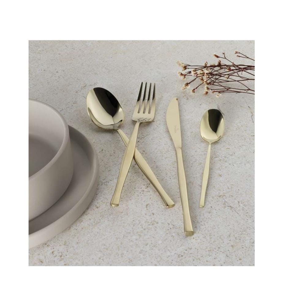 24 teiliges Besteck-Set, Champagne, Leonardo Collection