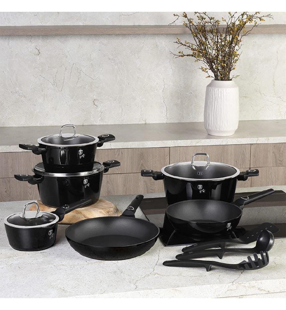 15-teiliges Kochgeschirr-Set Black Vantage Collection - Noir