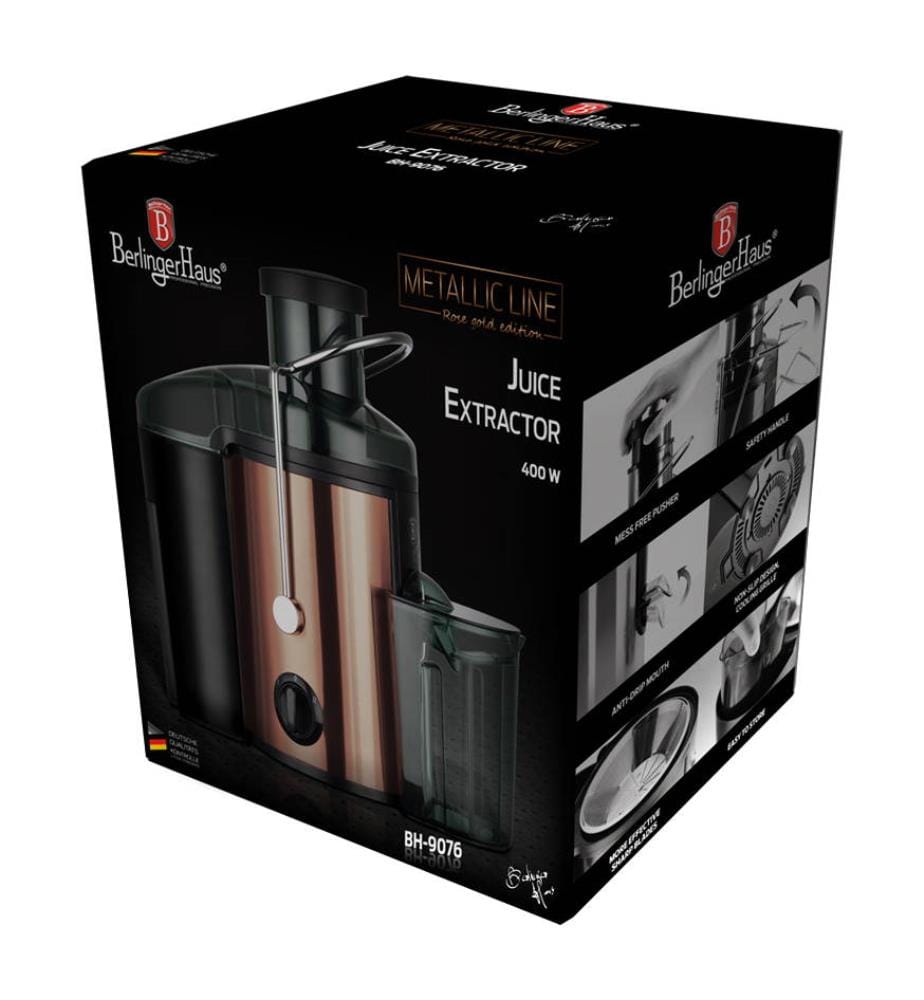 450 ml Saftpresse - Schwarz und Braun