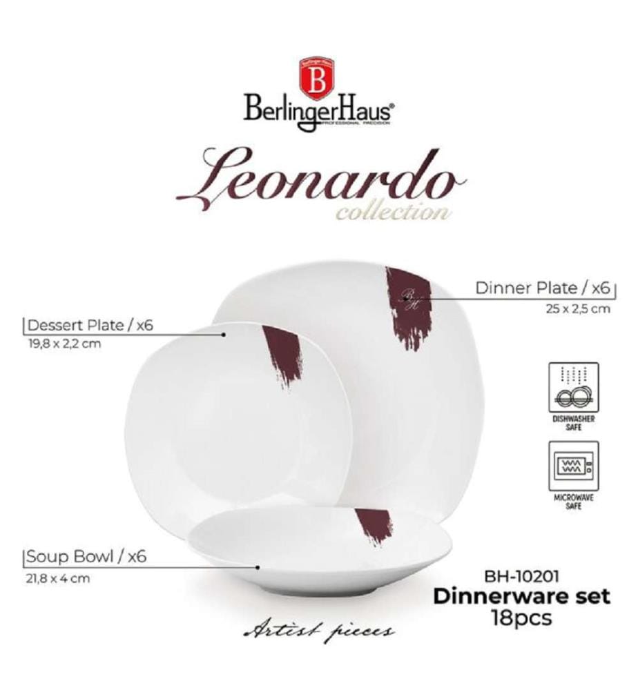 18-teiliges Tellerset, Leonardo Collection
