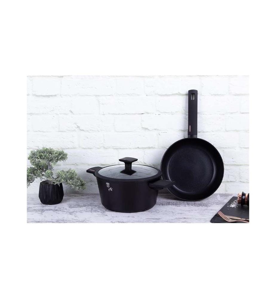 10-teiliges Kochgeschirr-Set, Matte Black Collection