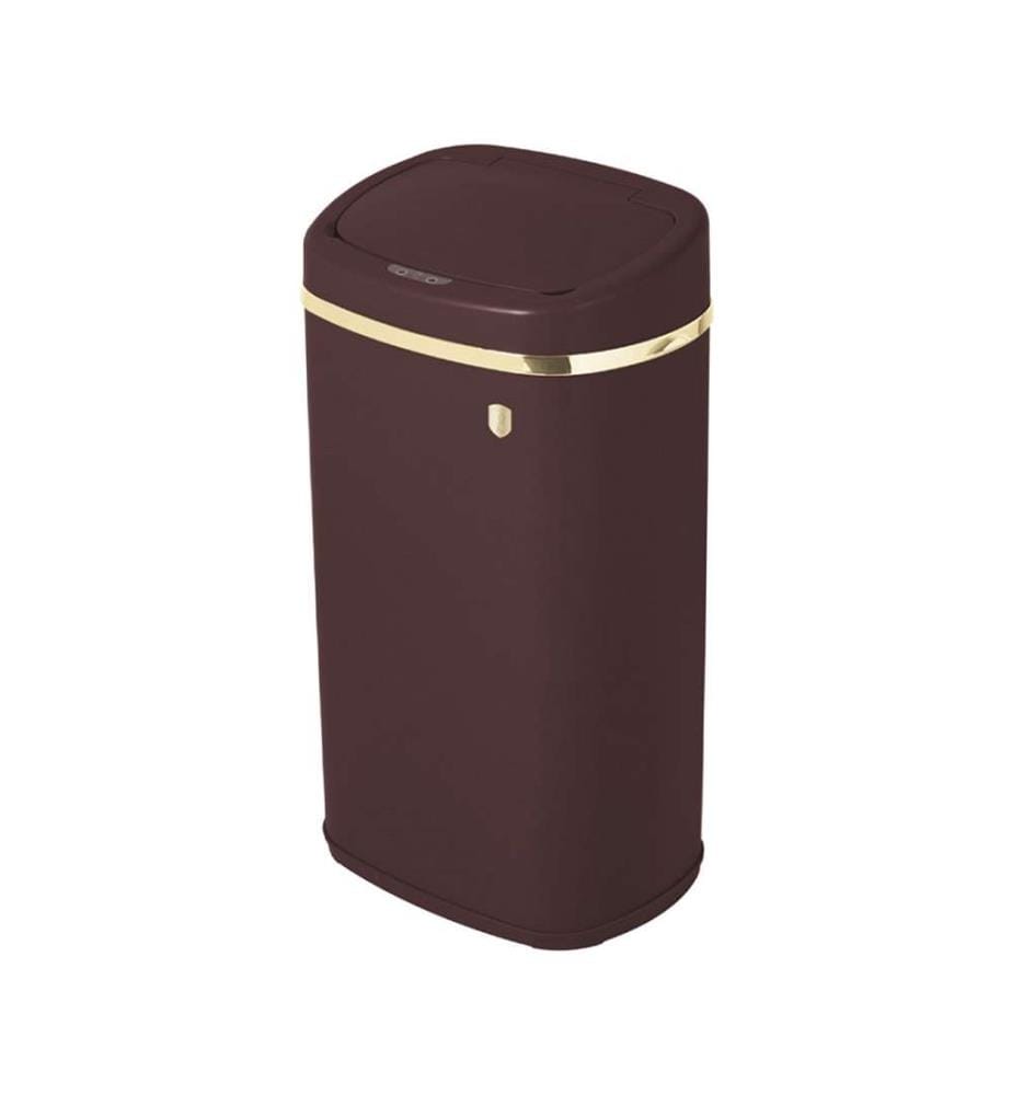 Abfallbehälter mit Sensor 58 L, Leonardo Collection - Matt Bordeaux
