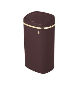 Abfallbehälter mit Sensor 58 L, Leonardo Collection - Matt Bordeaux