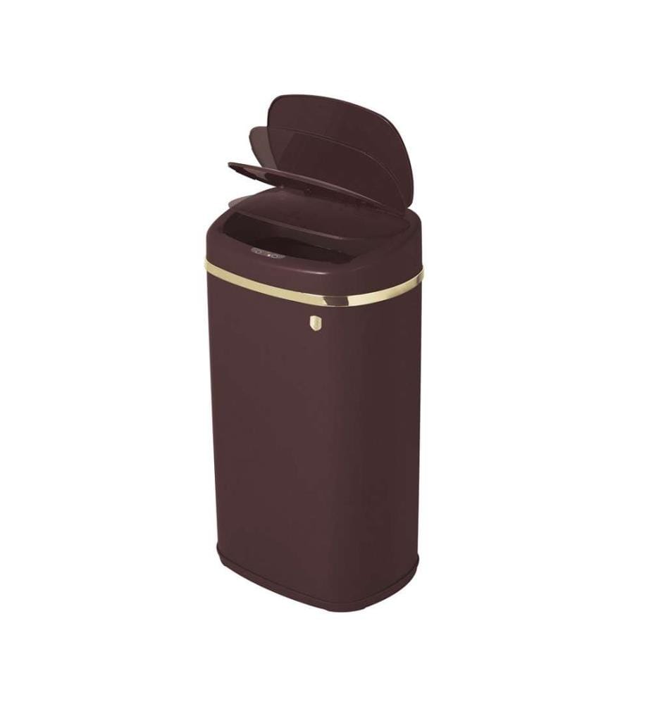 Abfallbehälter mit Sensor 58 L, Leonardo Collection - Matt Bordeaux