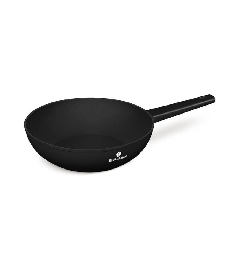 Wokpfanne Ø 28Cm Schwarz Silber Kollektion