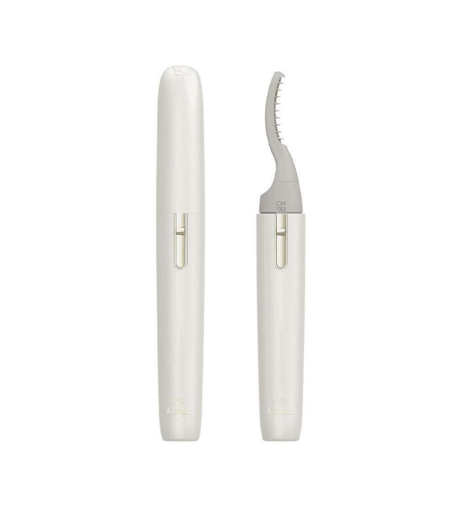2 In 1 Wärmende Wimpernzange Und Elektrischer Rasierer Cream Gold Collection