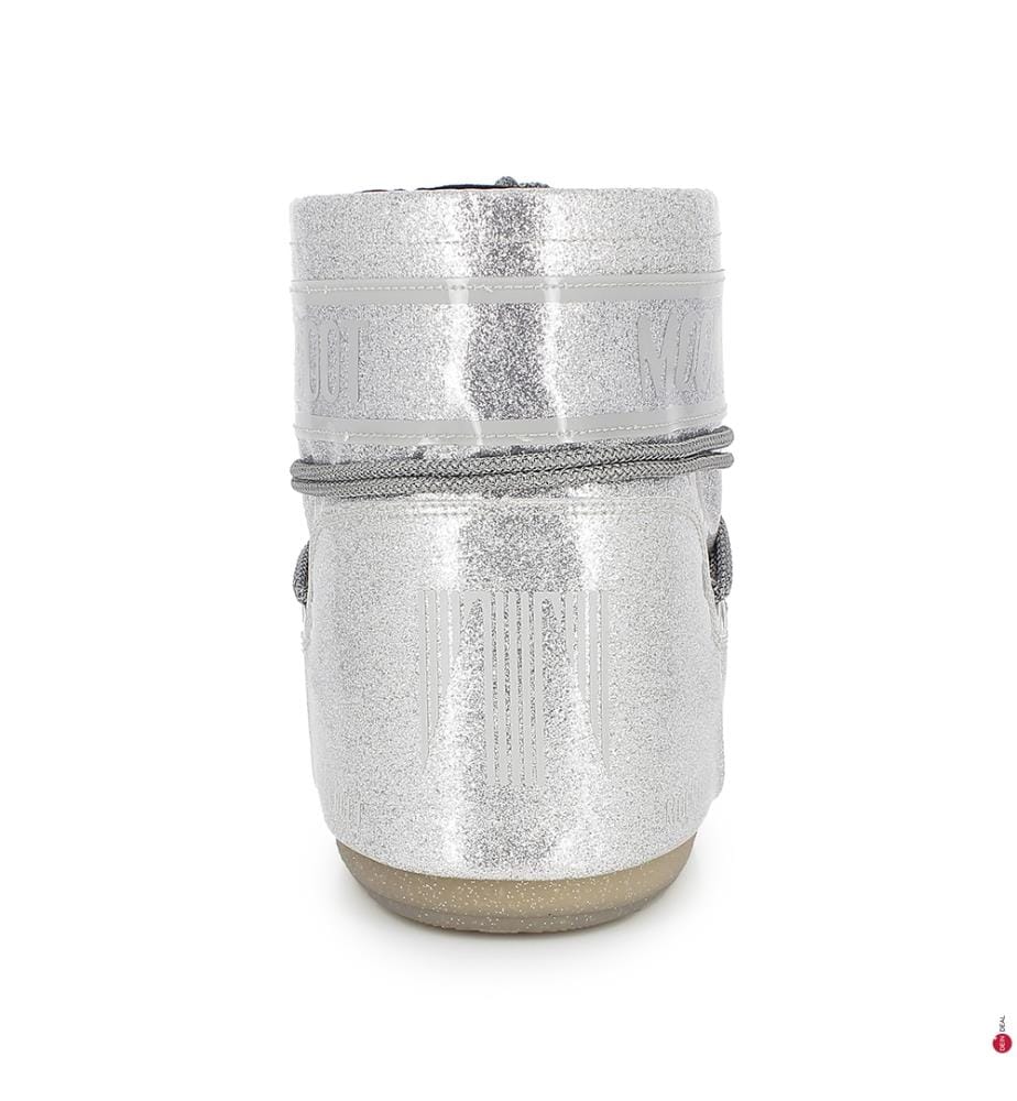 Niedrige Après-Ski-Stiefel – Silber