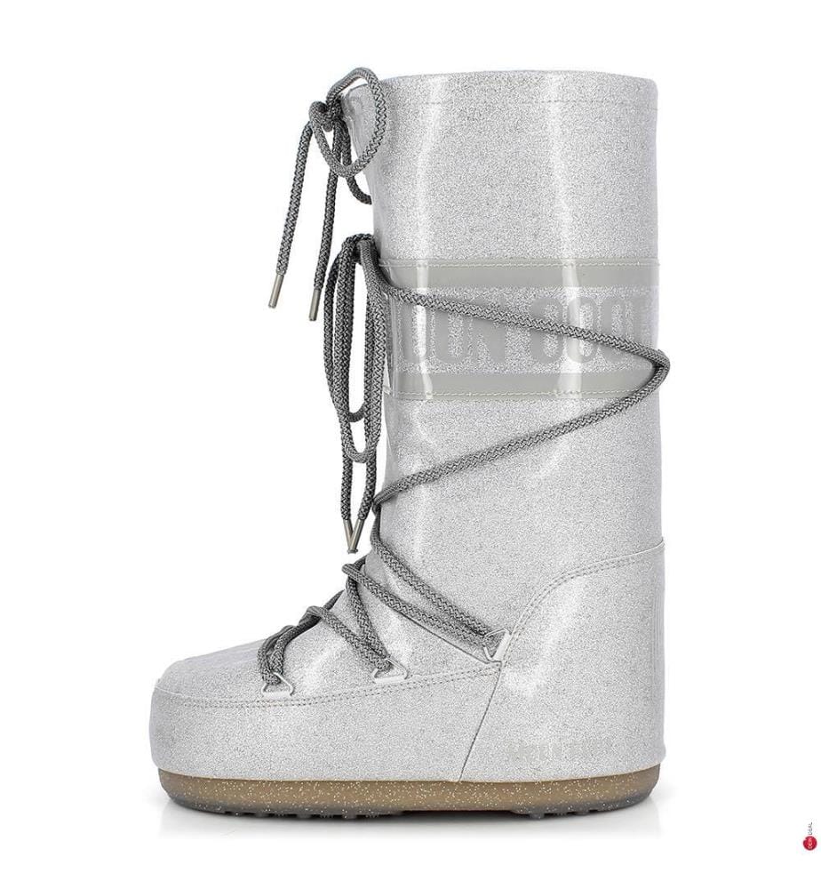 Après-Ski-Stiefel „Icon Glitter“ – Silber