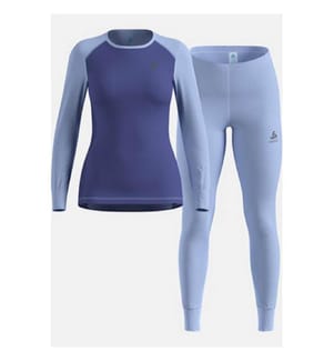 Active Warm Damen Base Layer Set - Blau