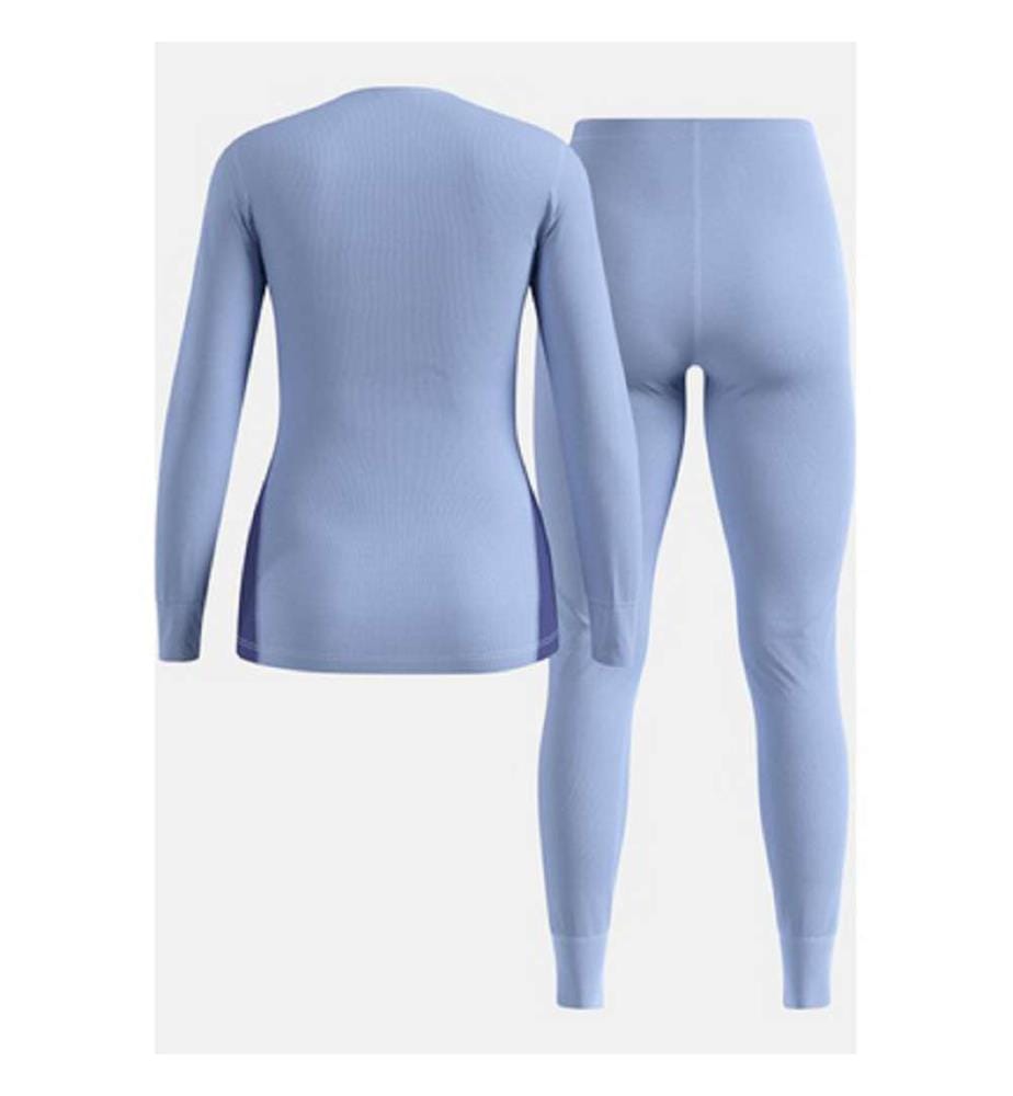 Active Warm Damen Base Layer Set - Blau