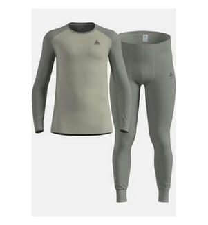Active Warm Herren Base Layer Set - Hellgrau