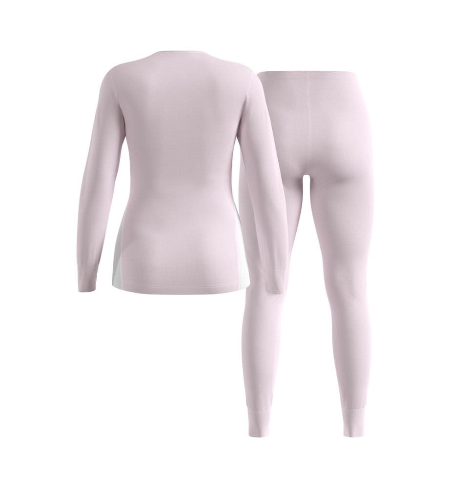 Set di intimo tecnico Active Warm - Bianco e rosa chiaro