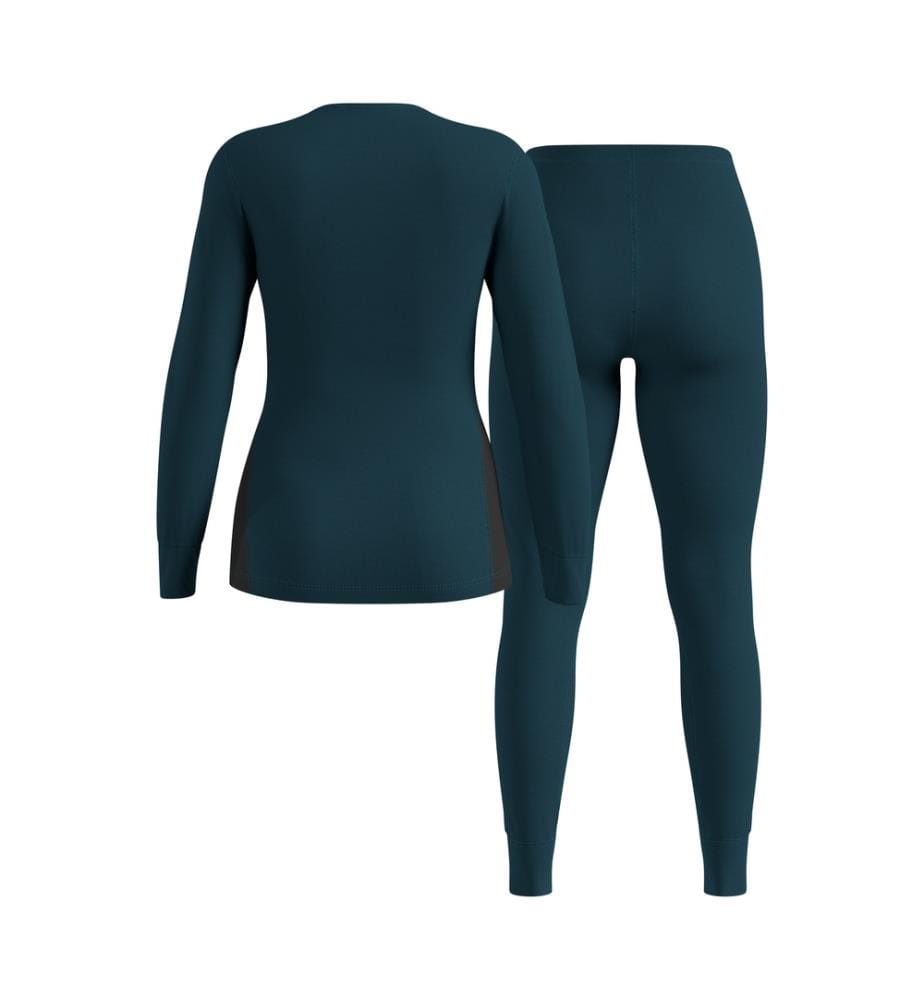 Set di intimo tecnico Active Warm - Nero e petrolio