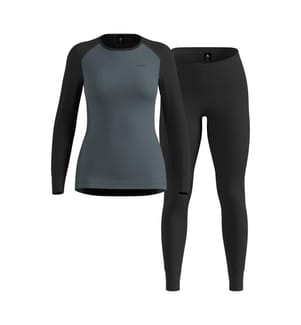 Set di intimo tecnico Active Warm - Grigio e nero