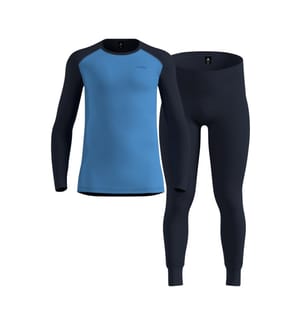 Set di intimo tecnico Active Warm - Blu e nero