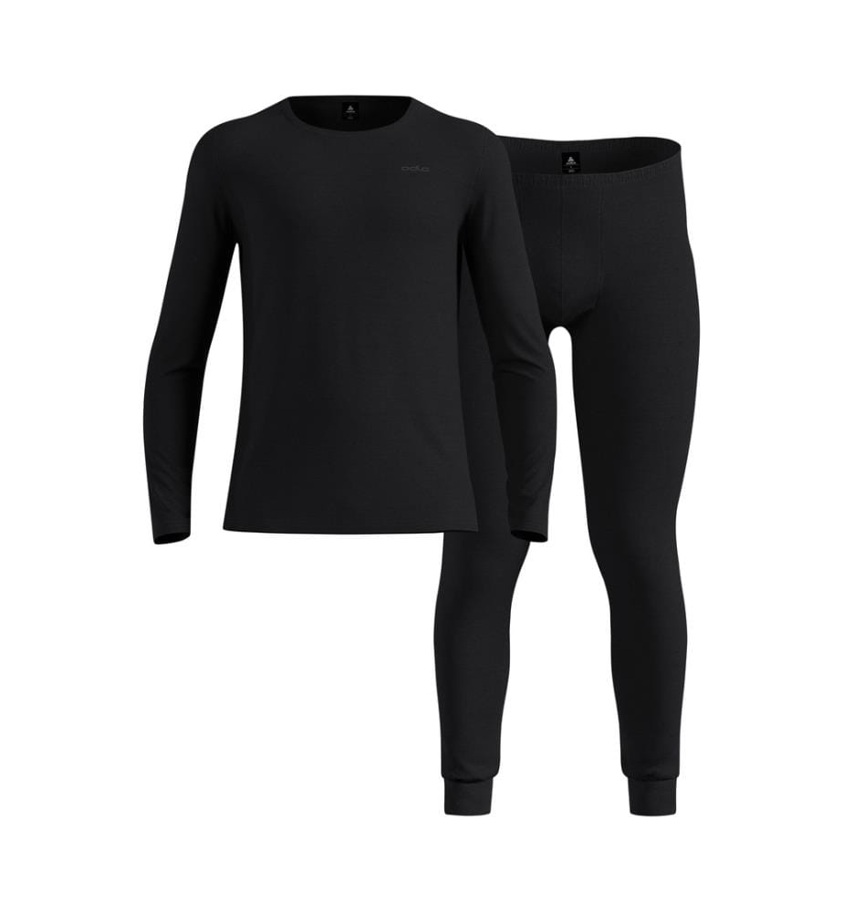 Ensemble de Sous-Vêtements Thermiques Merino - Noir