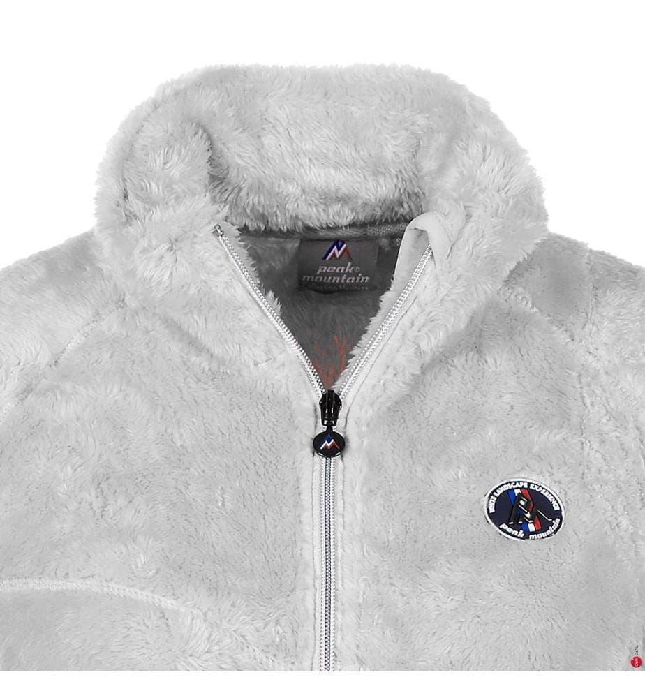 Veste en Fausse Fourrure Ariano - Gris Clair