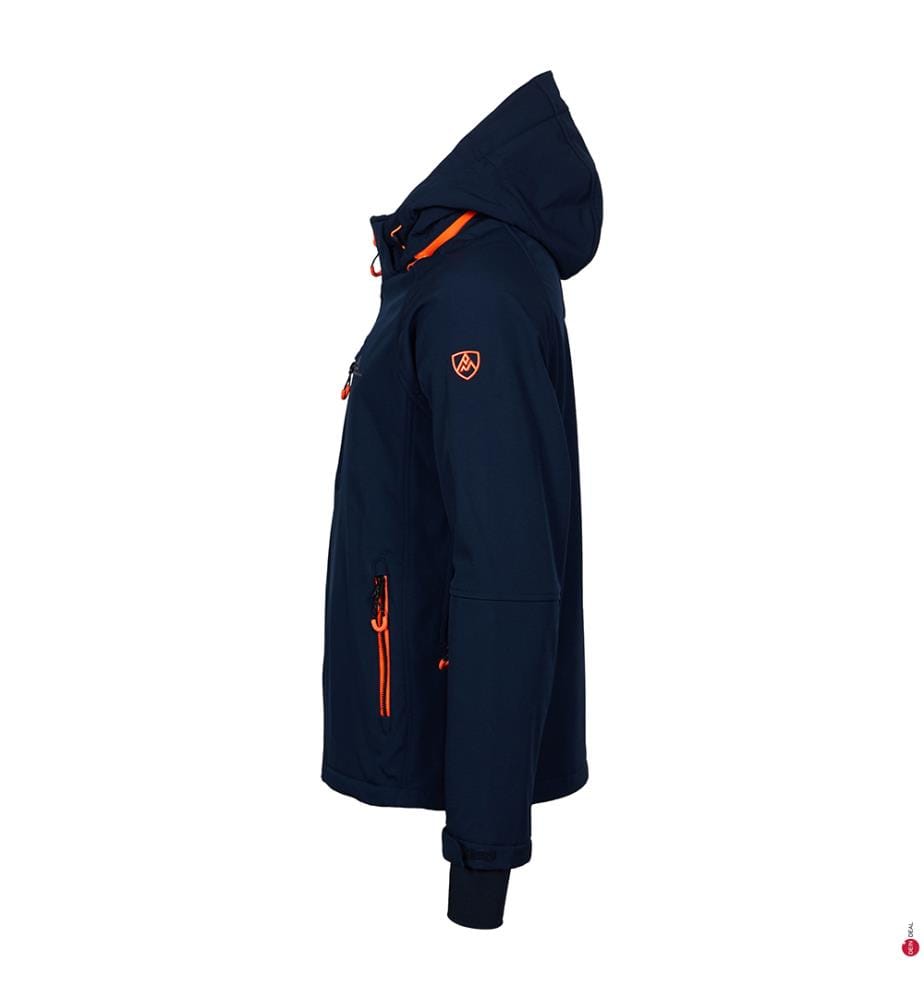 Veste Softshell Cimaleo - Bleu Foncé et Orange