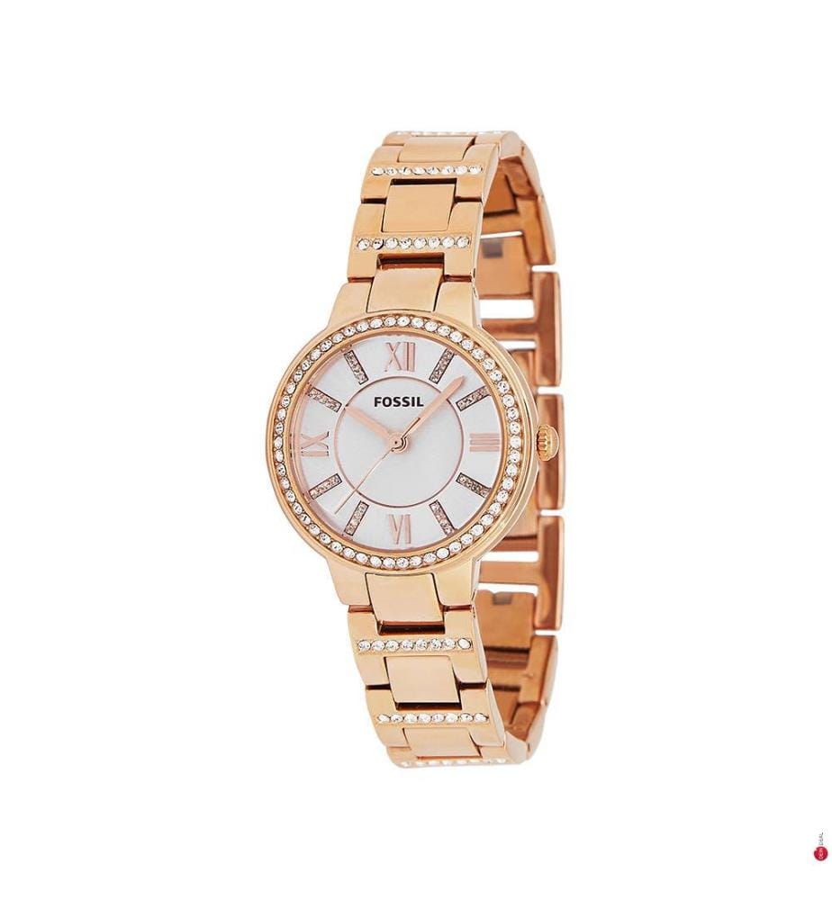 Armbanduhr Virginia - Roségold und Weiss