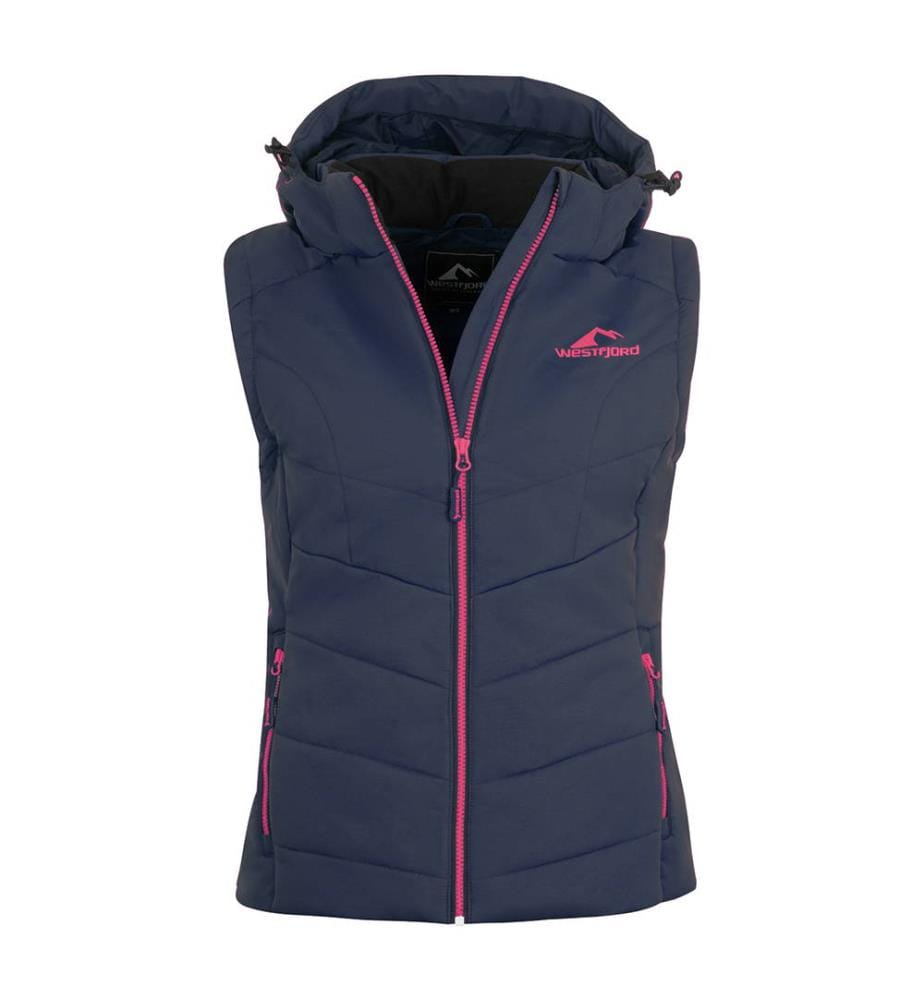 Gilet Krafla - Blu Marino e Fuxia
