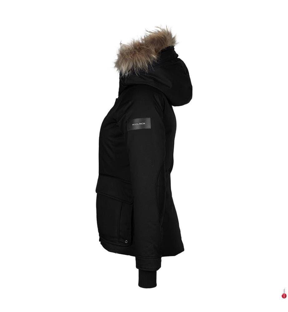 Yetna Parka mit abnehmbarem Pelz - Schwarz