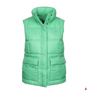 Ärmellose Daunenjacke - Grün