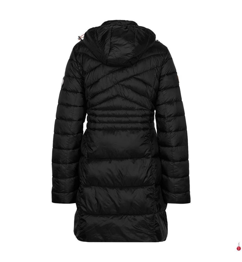 Bodyeak Lange Daunenjacke - Schwarz