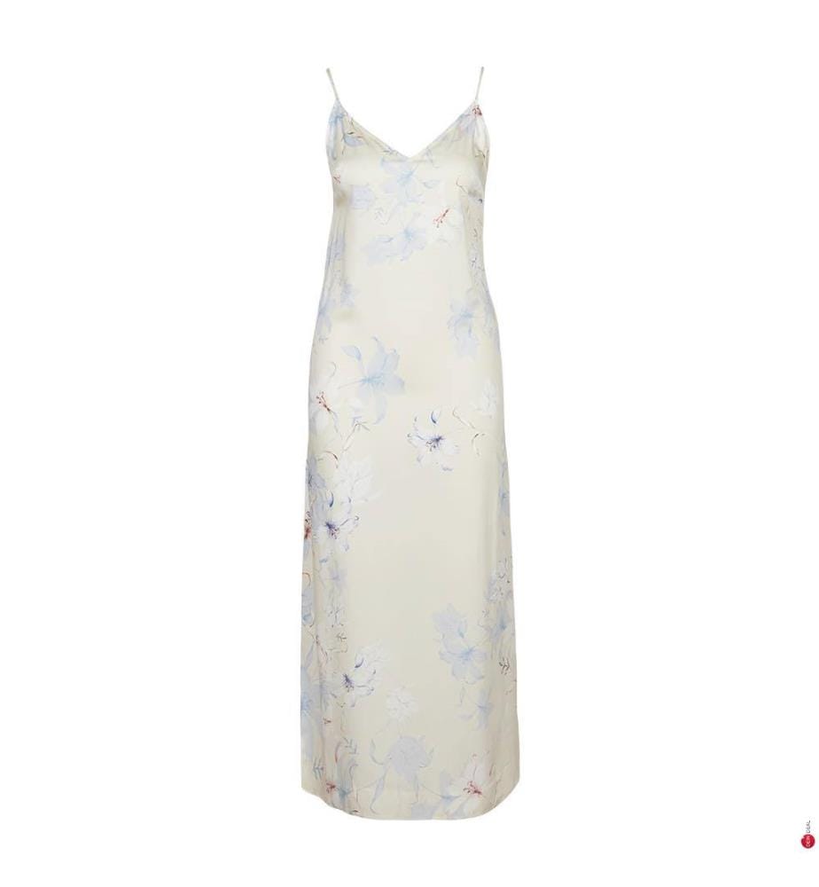 Kleid mit Blumendruck - Putty