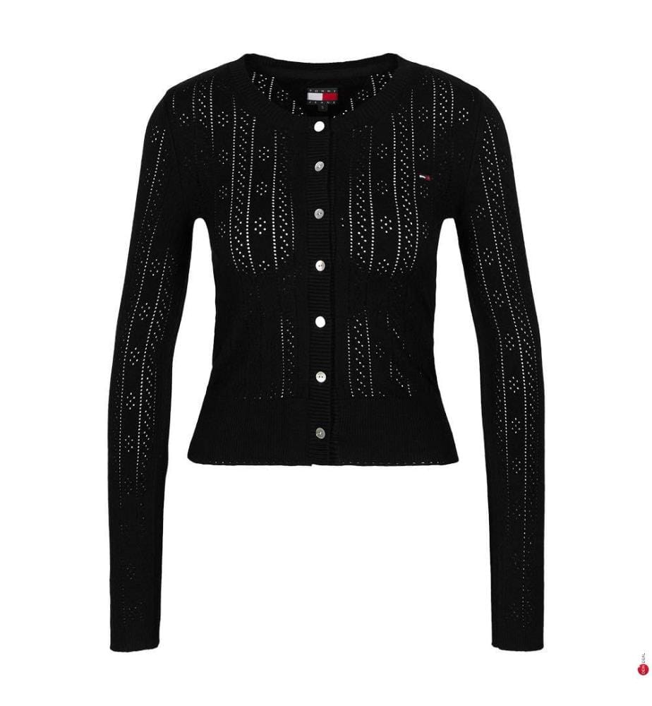 Strickjacke - Schwarz