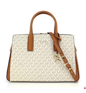 Laila Medium Handtasche - Dunkelbraun und Hellbraun