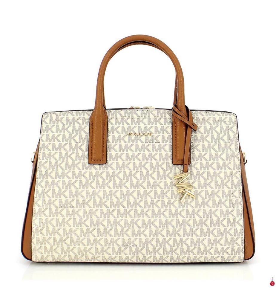 Borsa media Laila - Marrone scuro e marrone chiaro