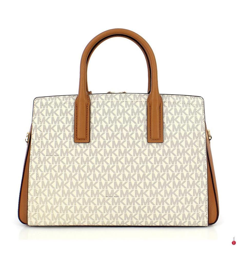 Borsa media Laila - Marrone scuro e marrone chiaro