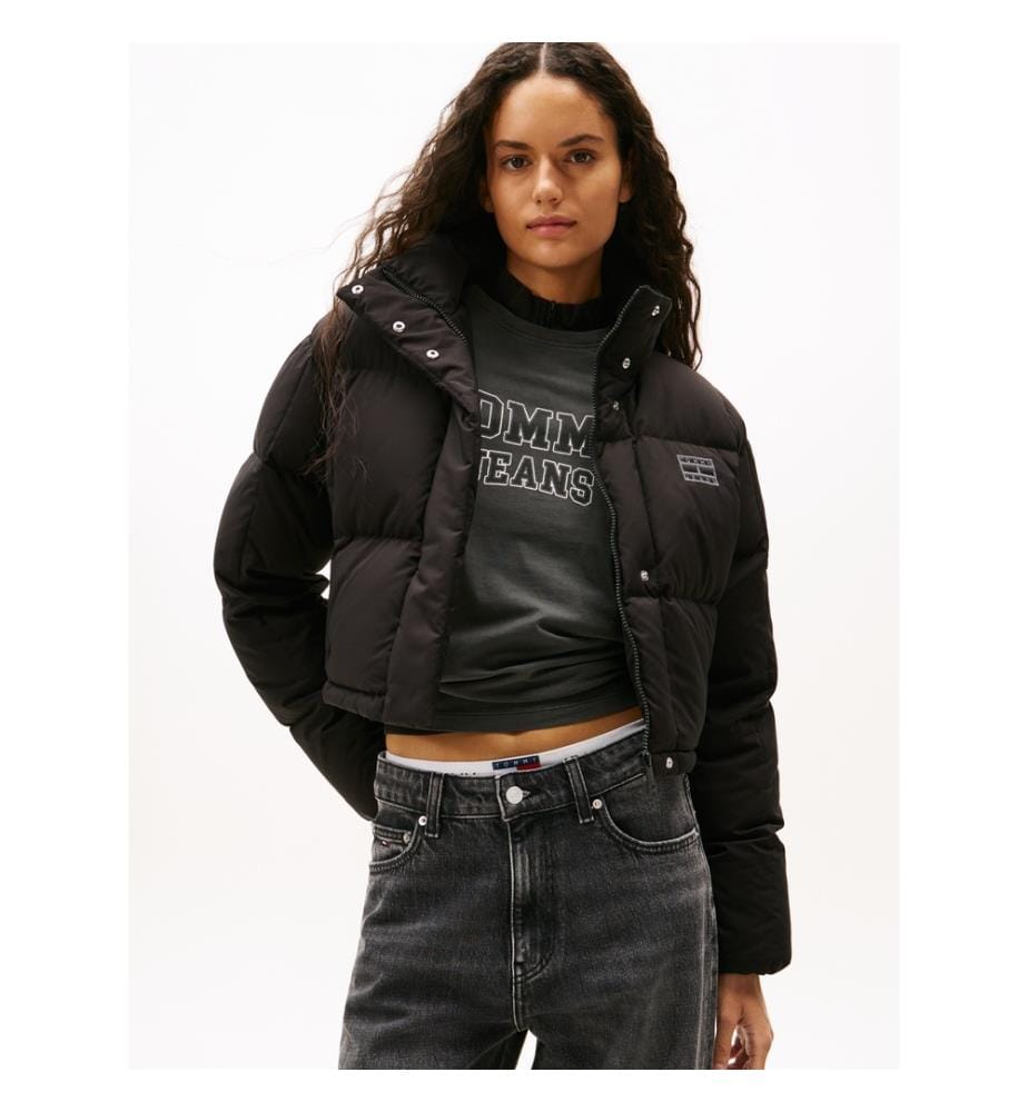 Alaska Daunenjacke mit Kapuze - Schwarz