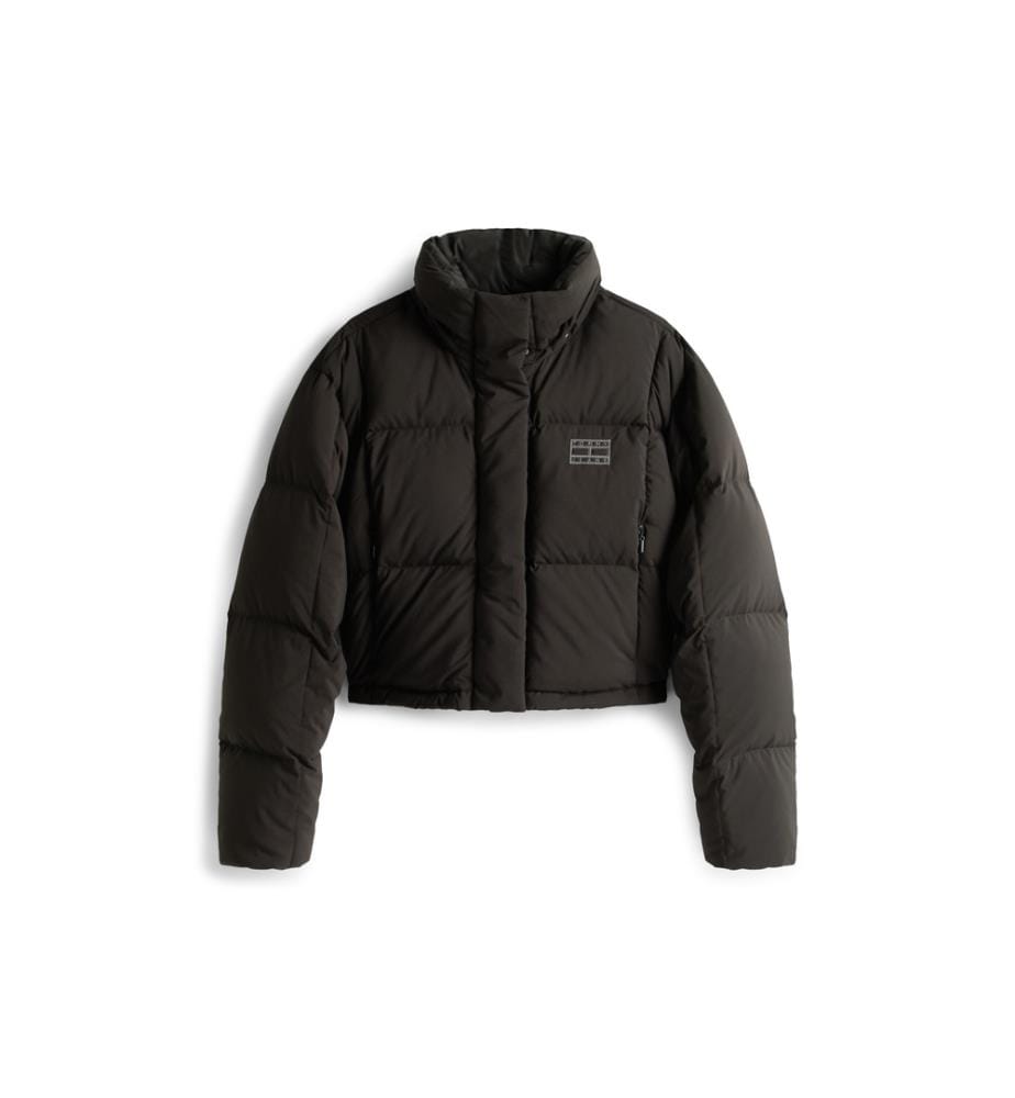 Alaska Daunenjacke mit Kapuze - Schwarz