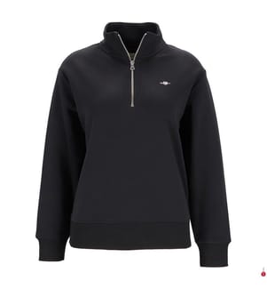 Shield Half Zip Sweater - Schwarz