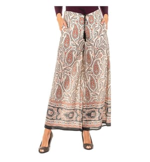 Hose - Beige & Multicolor
