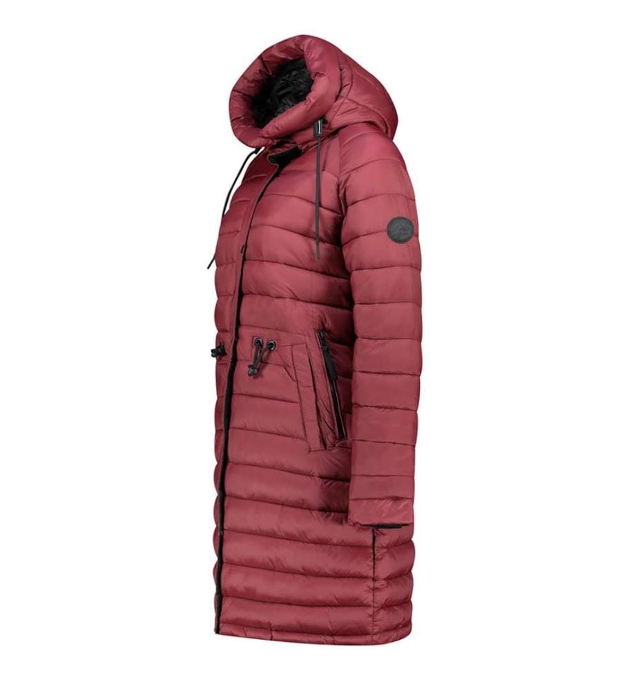 Steppjacke Batigana - Bordeaux und Schwarz