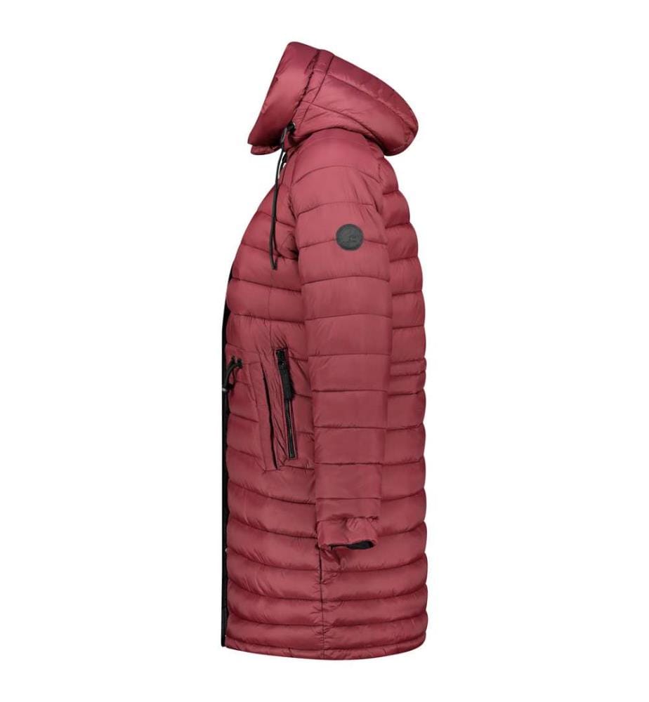 Steppjacke Batigana - Bordeaux und Schwarz