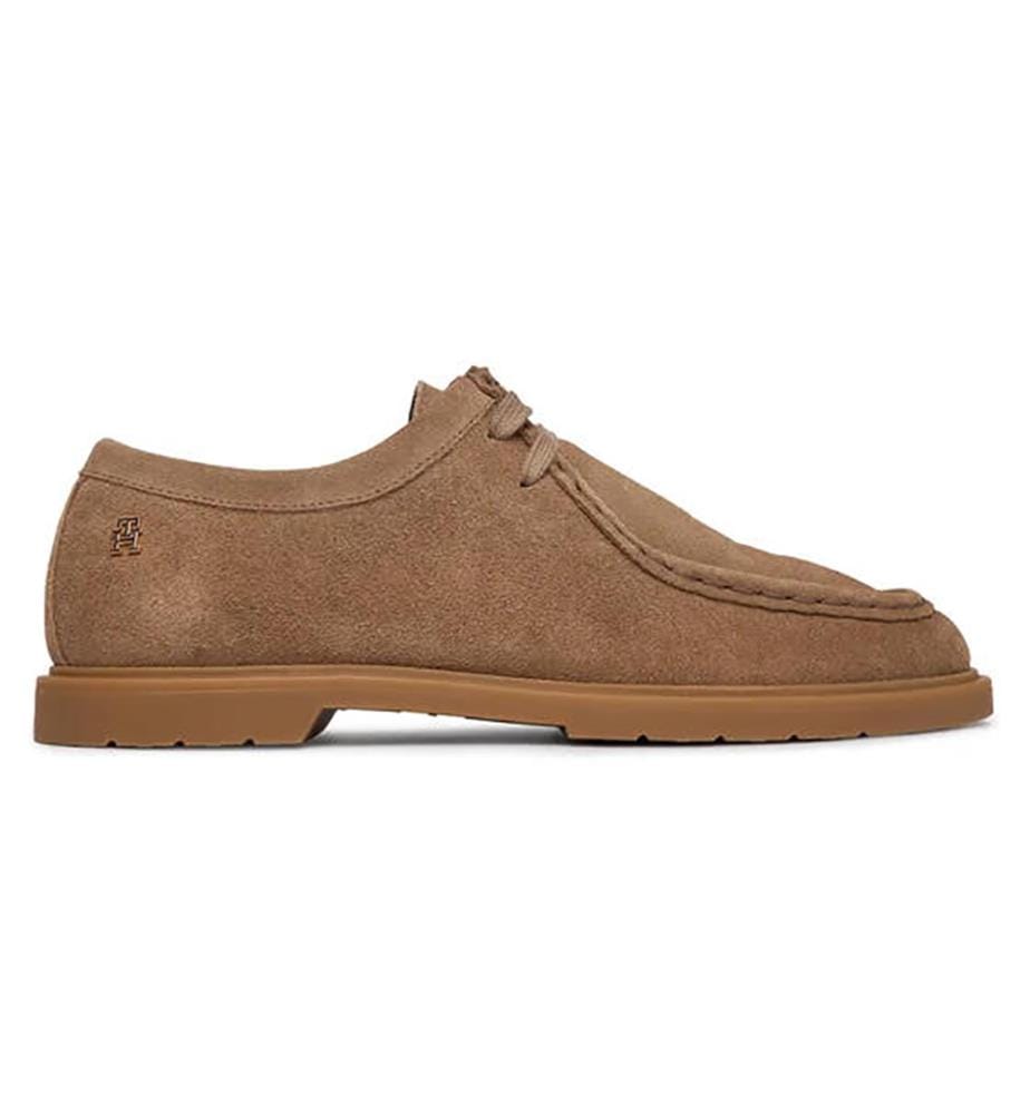 Mocassins en daim à monogramme TH - Gris Universel