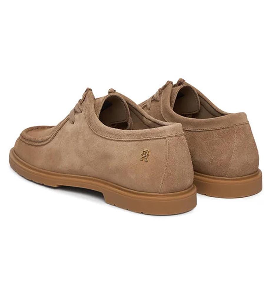 Mocassins en daim à monogramme TH - Gris Universel
