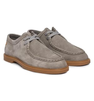 Mokassins aus Wildleder mit Monogramm TH - Grau Universal