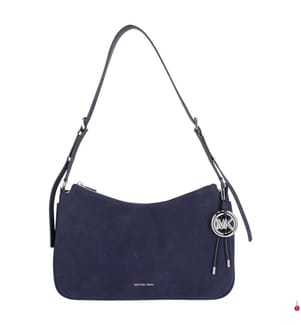 Nolita Nobuck Schultertasche mit verstellbarem Trageriemen, Marineblau
