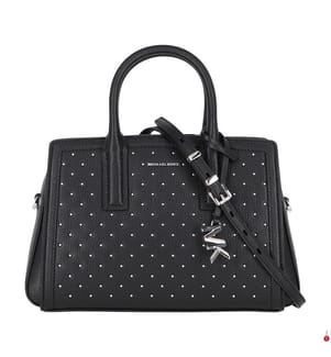 Laila Small Lederhandtasche - Schwarz