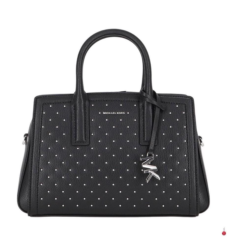 Borsa Laila piccola in pelle - Nero