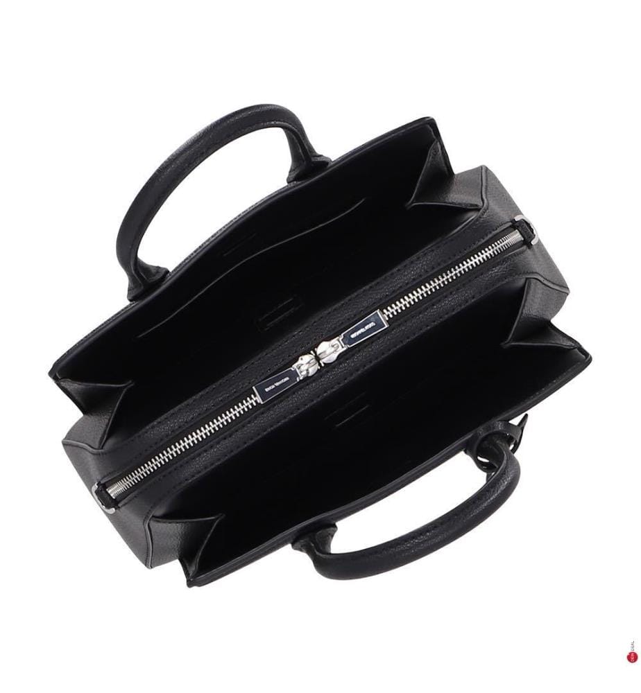 Borsa Laila piccola in pelle - Nero