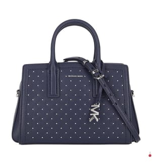 Laila Small Lederhandtasche - Blau