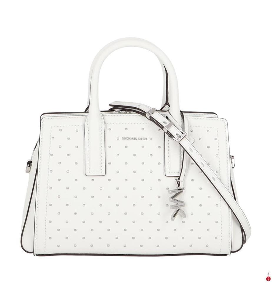 Sac à Main en Cuir Laila Small - Blanc