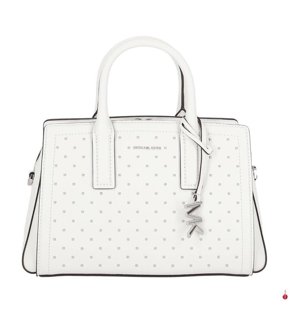 Sac à Main en Cuir Laila Small - Blanc