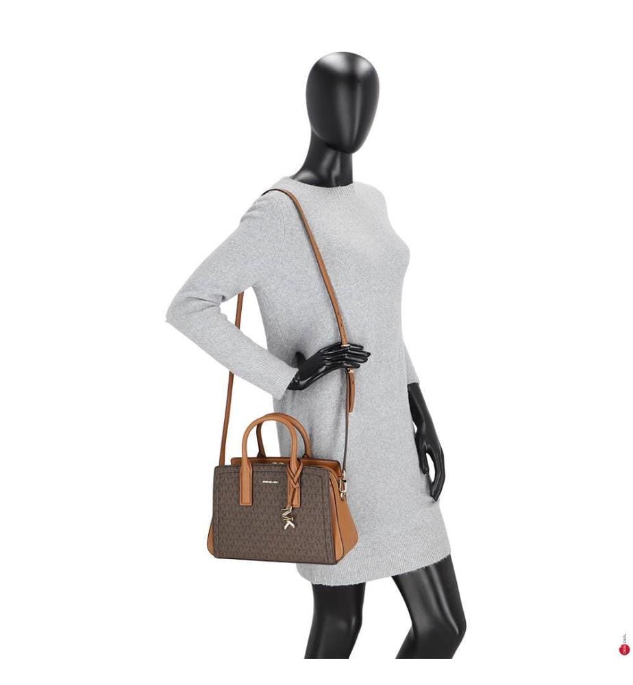 Laila-Handtasche mit Reissverschluss, Brn/Acorn (252) Braun